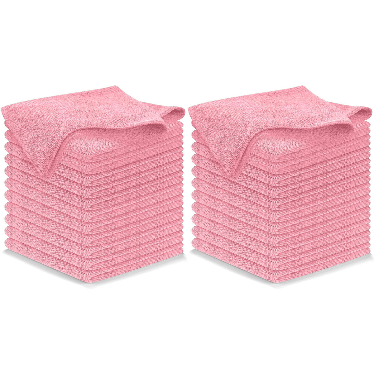 USANOOKS Microfiber Cleaning Cloth Grey - 12 Pcs (12.5"x12.5") - High Performance - 1200 Washes, Ultra Absorbent Microfiber Towel Weave Grime & Liquid for Streak-Free Mirror Shine - Car Washing Cloth
